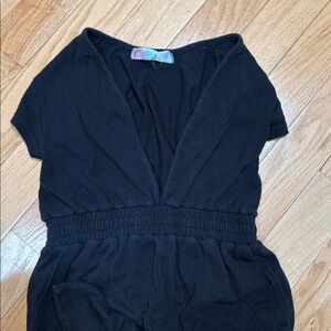 Black Jumpsuit Beach coverup